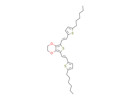 (E,E)-2,5-bis[2-(5-hexyl-2-thienyl)-1-ethenyl]-3,4-ethylenedioxythiophene