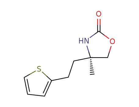 (4R)-4-methyl-4-[2-(thiophen-2-yl)ethyl]-1,3-oxazolidin-2-one