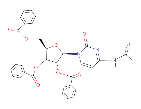 N4-acetyl-O2',O3',O5'-tribenzoyl-cytidine