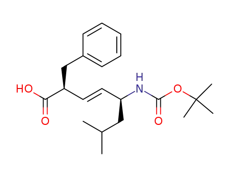 (2S,5S,E)-2-benzyl-5-((tert-butoxycarbonyl)amino)-7-methyloct-3-enoic acid