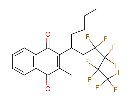 2-(1-butyl-3,3,4,4,5,5,6,6,6-nonafluoro-hexyl)-3-methyl-[1,4]naphthoquinone