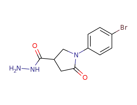 1-(4-bromo-phenyl)-5-oxo-pyrrolidine-3-carboxylic acid hydrazide