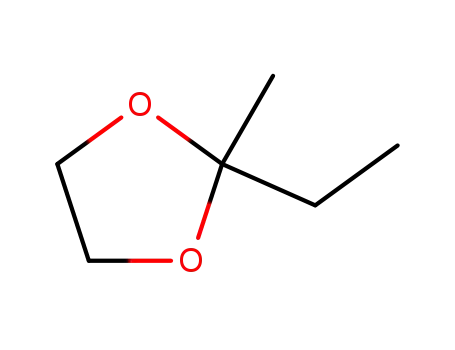 Molecular Structure of 126-39-6 (2-ETHYL-2-METHYL-1,3-DIOXOLANE)