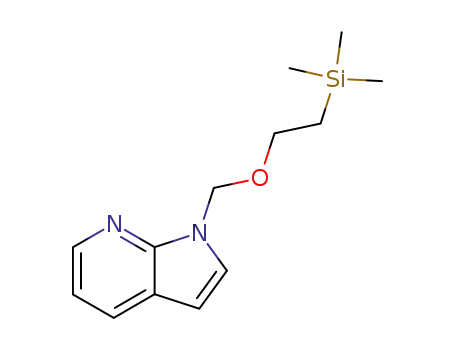 Molecular Structure of 879132-46-4 (1-((2-(trimethylsilyl)ethoxy)methyl)-1H-pyrrolo[2,3-b]pyridine)