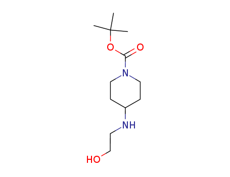 1-Piperidinecarboxylic acid, 4-[(2-hydroxyethyl)amino]-,  1,1-dimethylethyl ester