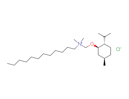 Dodecyl-((1R,2S,5R)-2-isopropyl-5-methyl-cyclohexyloxymethyl)-dimethyl-ammonium; chloride