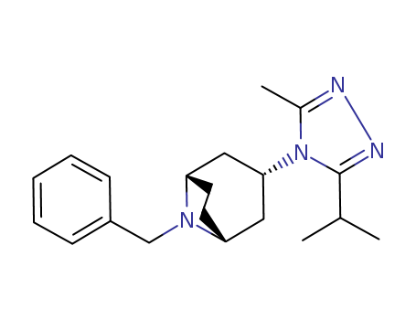 8-Benzyl-3-exo-(3-isopropyl-5-methyl-4H-1,2,4-tria