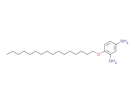 Molecular Structure of 137819-03-5 (1,3-Benzenediamine, 4-(hexadecyloxy)-)