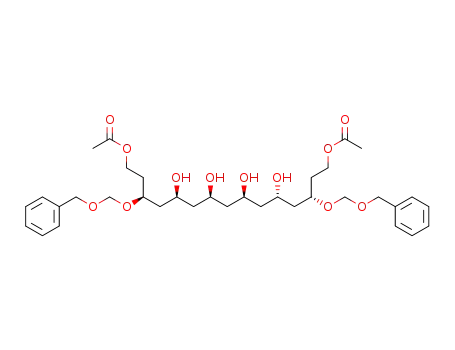 Acetic acid (3S,5S,7R,9S,11S,13S)-15-acetoxy-3,13-bis-benzyloxymethoxy-5,7,9,11-tetrahydroxy-pentadecyl ester