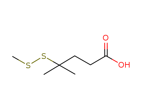 4-Methyl-4-(methyldisulfanyl)pentanoic acid