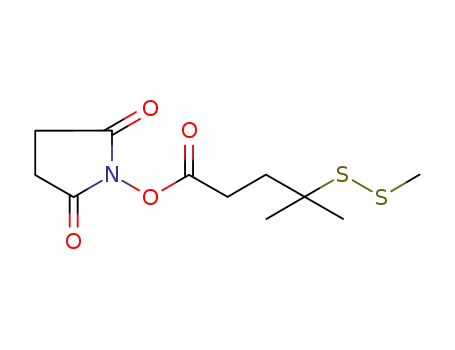 2,5-dioxopyrrolidin-1-yl 4-methyl-4-(methyldisulfanyl)pentanoate