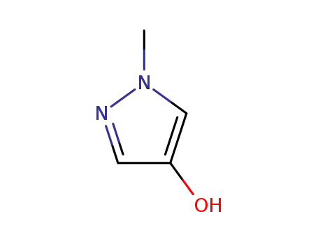 Molecular Structure of 78242-20-3 (1-Methyl-1H-pyrazol-4-ol)