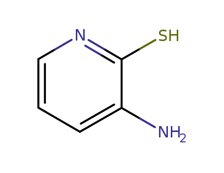 Molecular Structure of 38240-21-0 (2(1H)-Pyridinethione,3-amino-(9CI))