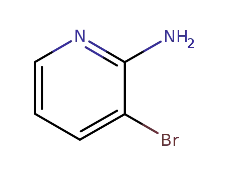 Molecular Structure of 13534-99-1 (3-Bromo-2-pyridinamine)