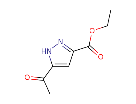 Molecular Structure of 37622-89-2 (ethyl 5-acetyl-1H-pyrazole-3-carboxylate)