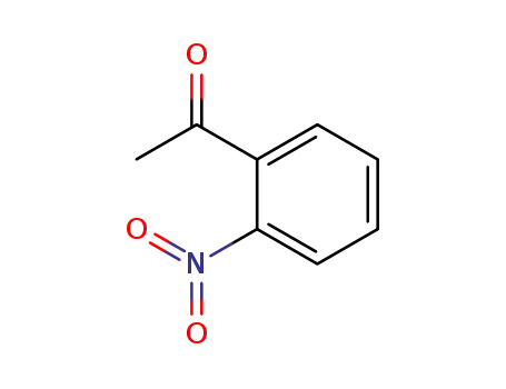 Molecular Structure of 577-59-3 (2-Nitroacetophenone)