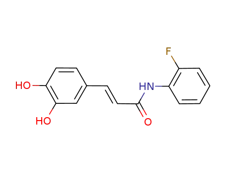 (E)-3-(3,4-dihydroxyphenyl)-N-(2-fluorophenyl)acrylamide