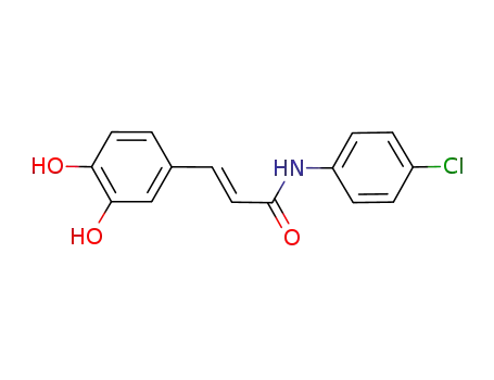 (E)-N-(4-chlorophenyl)-3-(3,4-dihydroxyphenyl)acrylamide