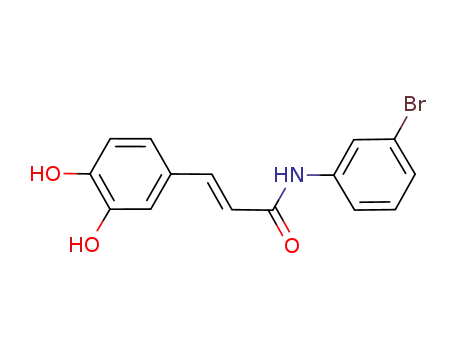 (E)-N-(3-bromophenyl)-3-(3,4-dihydroxyphenyl)acrylamide