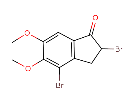 2,4-dibromo-5,6-dimethoxyindan-1-one