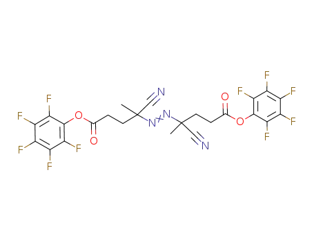bis(pentafluorophenyl)azobis(4-cyanovalerate)
