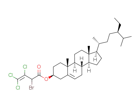 β-sitosterolyl 2-bromo-3,4,4-trichlorobut-3-enoate