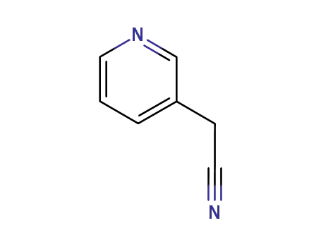 Molecular Structure of 6443-85-2 (3-PYRIDYLACETONITRILE)