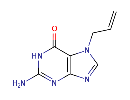 6H-Purin-6-one,2-amino-1,7-dihydro-7-(2-propen-1-yl)-
