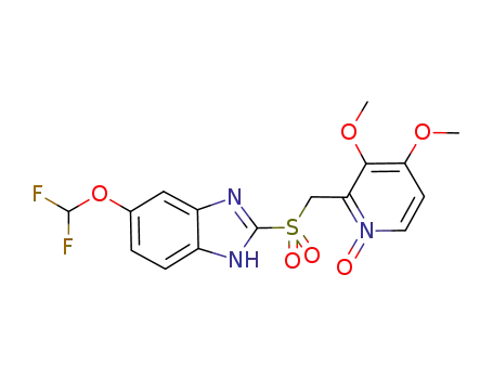 5-(difluoromethoxy)-2-[(3,4-dimethoxypyridin-2-yl-1-oxide)methylsulfonyl]-1H-benzoimidazole