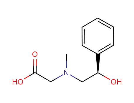 N-[2-hydroxy-2(R)-phenylethyl]-N-methylglycine