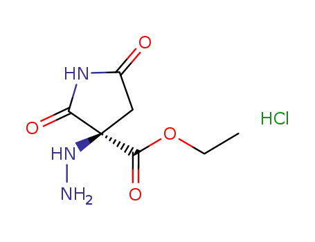 ethyl (R)-3-hydrazinyl-2,5-dioxopyrrolidine-3-carboxylate hydrochloride