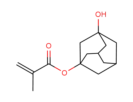 2-Propenoic acid,2-methyl-, 3-hydroxytricyclo[3.3.1.13,7]dec-1-yl ester