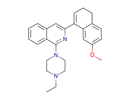 3-(6-methoxy-1,2-dihydronaphthalen-4-yl)-1-(4-ethylpiperazin-1-yl)isoquinoline