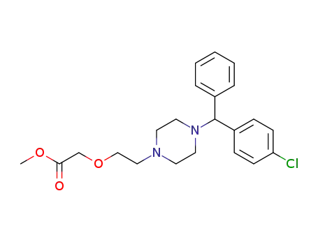 methyl 2-[2-[4-[(4-chlorophenyl)phenylmethyl]-1-piperazinyl]ethoxy]-acetate