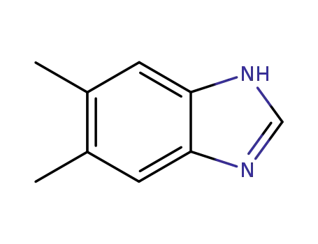 Molecular Structure of 582-60-5 (5,6-Dimethylbenzimidazole)