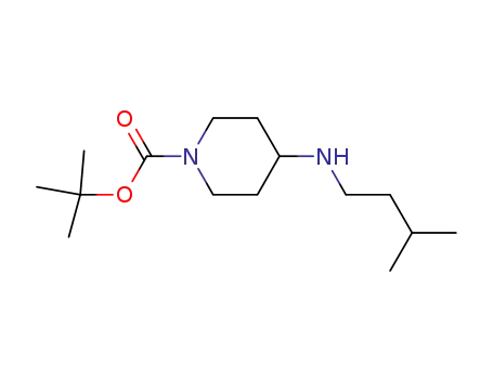 4-(3-methyl-butylamino)-piperidine-1-carboxylic acid tert-butyl ester