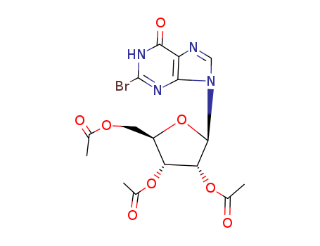 (2R,3R,4R,5R)-2-(Acetoxymethyl)-5-(2-bromo-6-hydroxy-9H-purin-9-yl)tetrahydrofuran-3,4-diyldiacetate