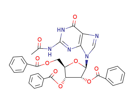 Guanosine, N-acetyl-, 2',3',5'-tribenzoate