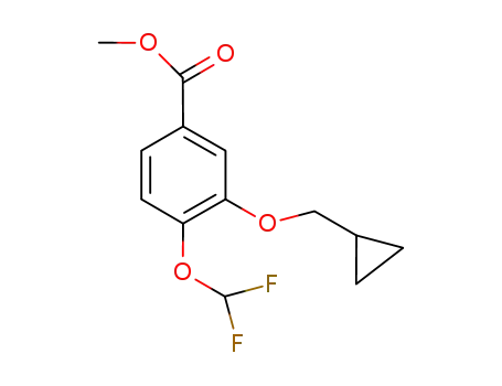 3-(cyclopropylmethoxy)-4-(difluoromethoxy)-benzoic acid methyl ester