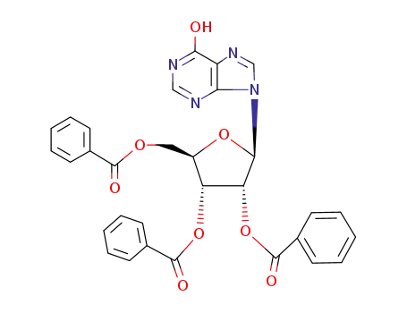 Molecular Structure of 6741-88-4 (2',3',5'-TRI-O-BENZOYLINOSINE)