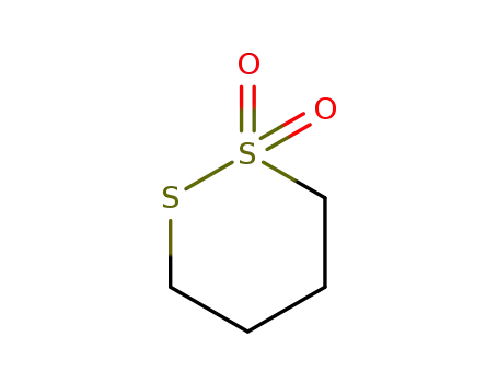 Molecular Structure of 18321-15-8 (1,2-dithiane 1,1-dioxide)