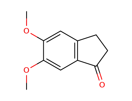 Molecular Structure of 2107-69-9 (5,6-Dimethoxy-1-indanone)