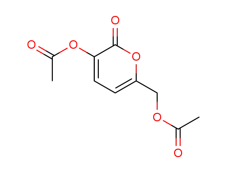 (3-acetoxy-2-oxo-2H-pyran-6-yl) methyl acetate