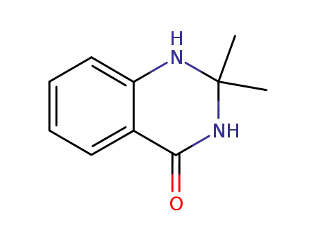 Molecular Structure of 77726-78-4 (2,2-DIMETHYL-1,2,3-TRIHYDROQUINAZOLIN-4-ONE)