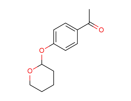 Molecular Structure of 16162-69-9 (1-[4-(Tetrahydro-pyran-2-yloxy)-phenyl]-ethanone)