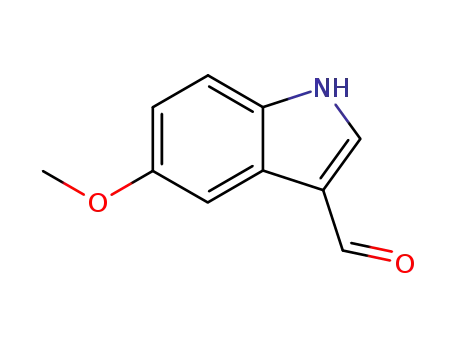 Molecular Structure of 10601-19-1 (5-Methoxyindole-3-carboxaldehyde)