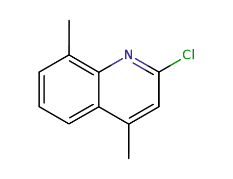 Molecular Structure of 3913-17-5 (2-Chloro-4,8-dimethylquinoline)