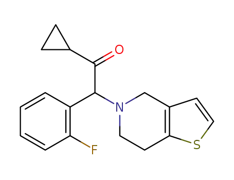 5-(α-cyclopropylcarbonyl-2-fluorobenzyl)-4,5,6,7-tetrahydrothieno[3,2-c]pyridine