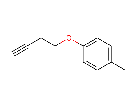 Molecular Structure of 391678-46-9 (Benzene, 1-(3-butynyloxy)-4-methyl- (9CI))