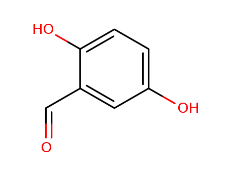 Molecular Structure of 1194-98-5 (Benzaldehyde,2,5-dihydroxy-)